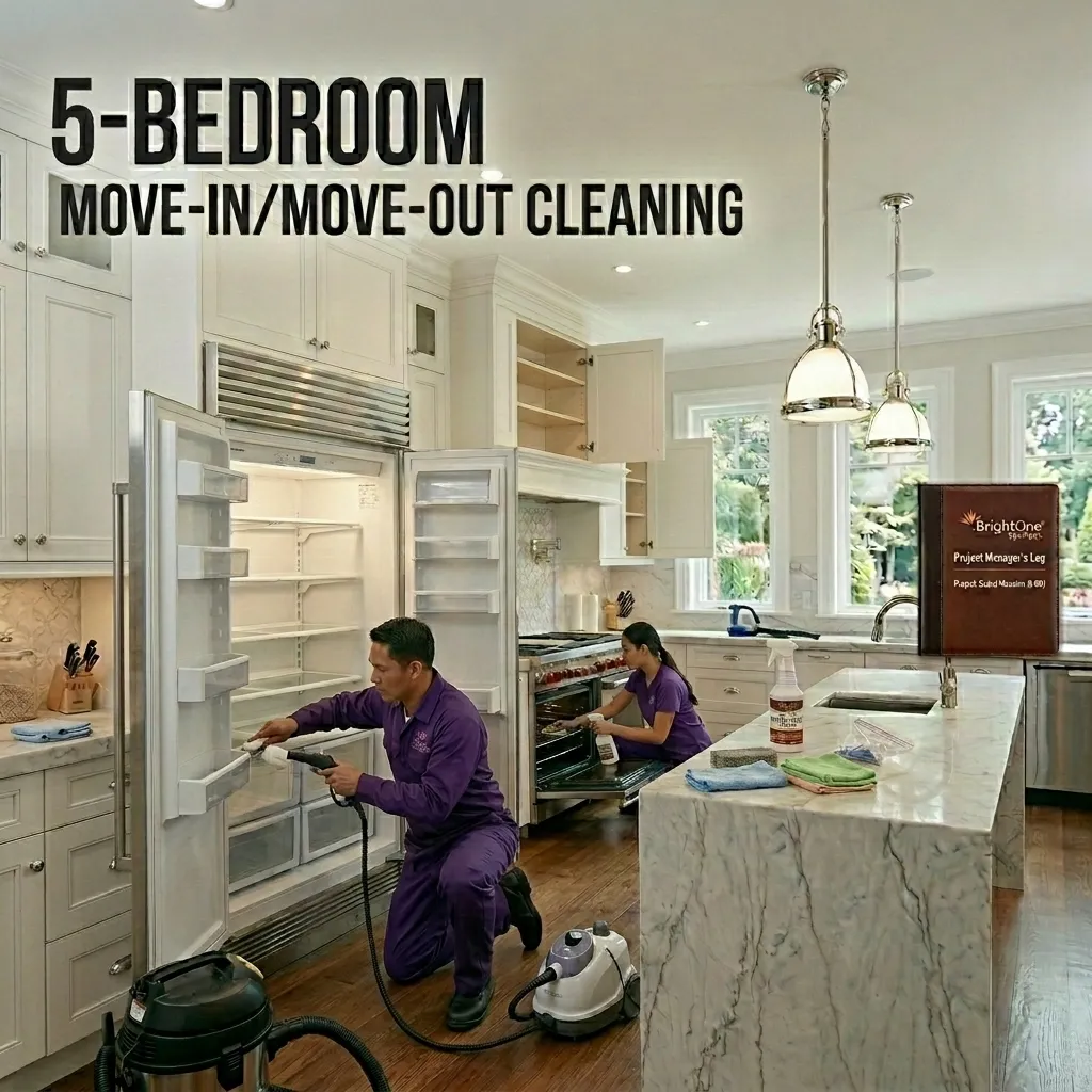5-Bedroom Move-in/Move-out Cleaning