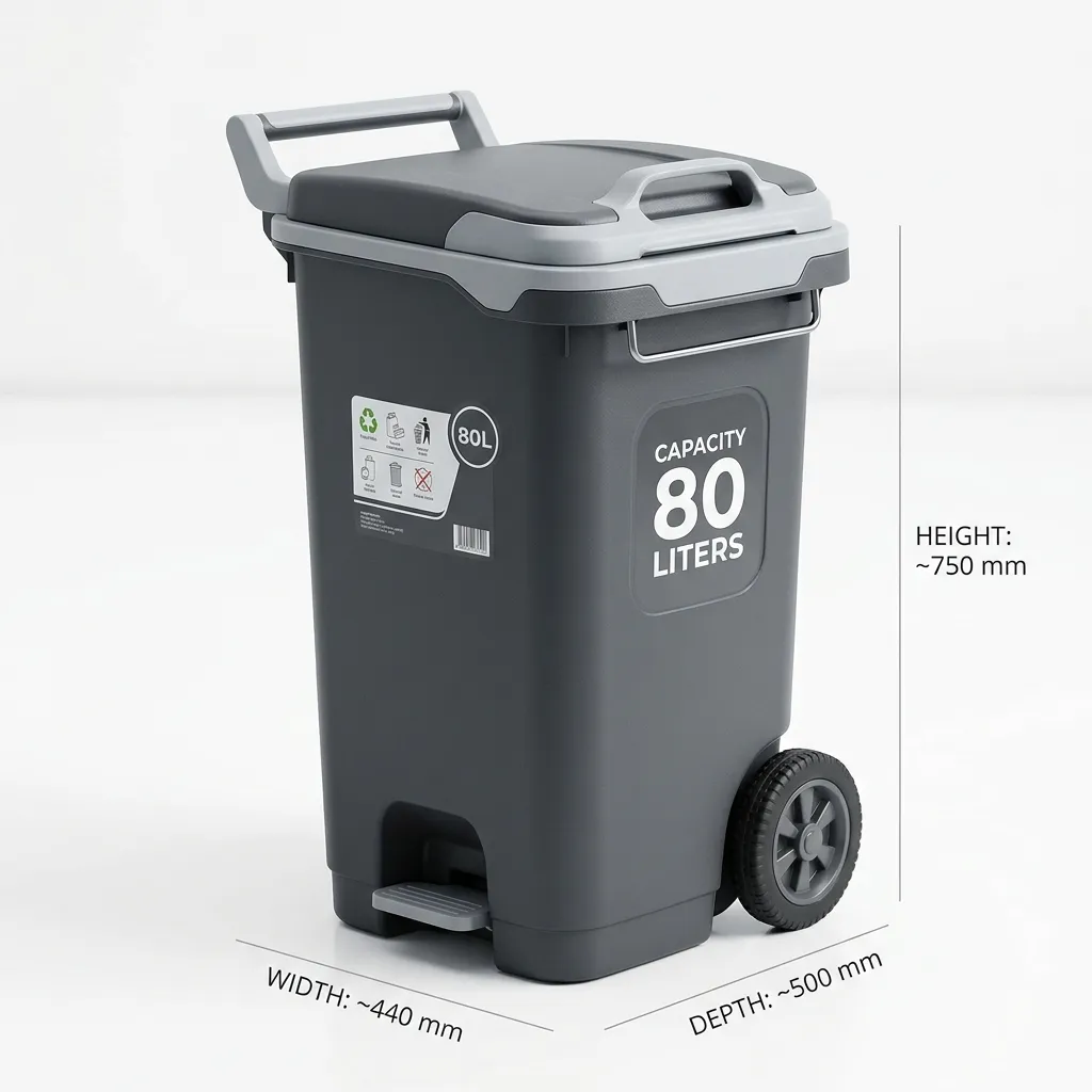 80 Liter Waste Bin
